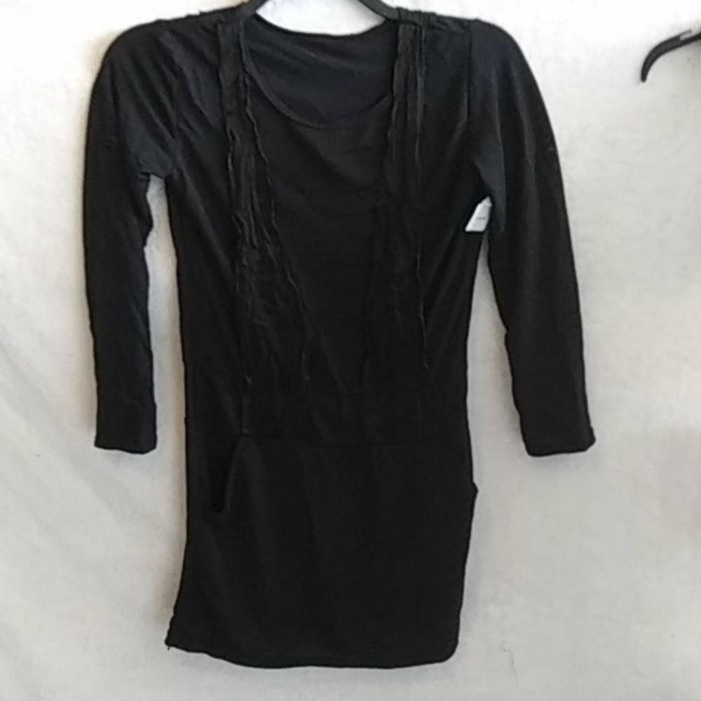 Women's mini dress 2 front strip deco WD0003